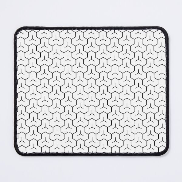 Item preview, Bishamon Kikkou black and white - Wagara, Japanese pattern designed and sold by Ukiyograph.