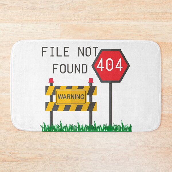 Item preview, File Not Found Error 404 designed and sold by RichTeeDesigns.