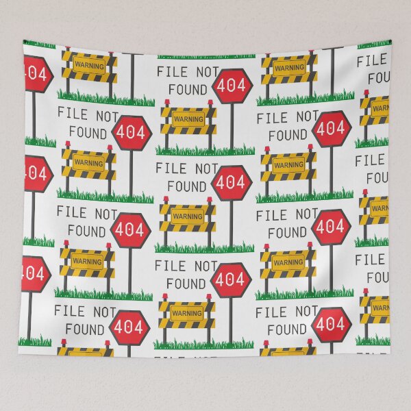 Item preview, File Not Found Error 404 designed and sold by RichTeeDesigns.