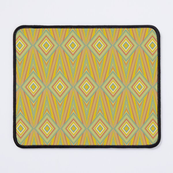 Item preview, Demantur, 60s Vintage Diamond Geometric Patterns - Retro Color Scheme designed and sold by BesanoStyle.