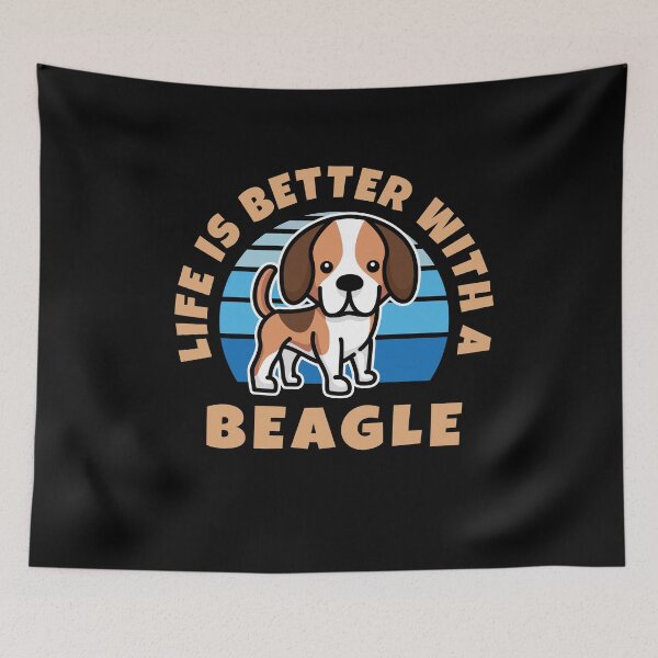 Item preview, Life Is Better With A Beagle Kawaii designed and sold by brandoseven.