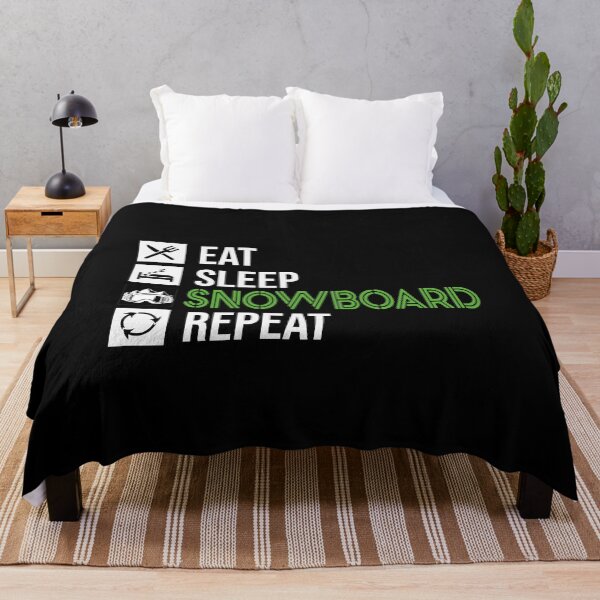 Item preview, Cool Green, EAT SLEEP SNOWBOARD REPEAT, Snowboarding Lovers designed and sold by ART-SOUF.