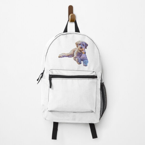 Item preview, Aussiedoodle dog cartoon design designed and sold by BayRosePets.