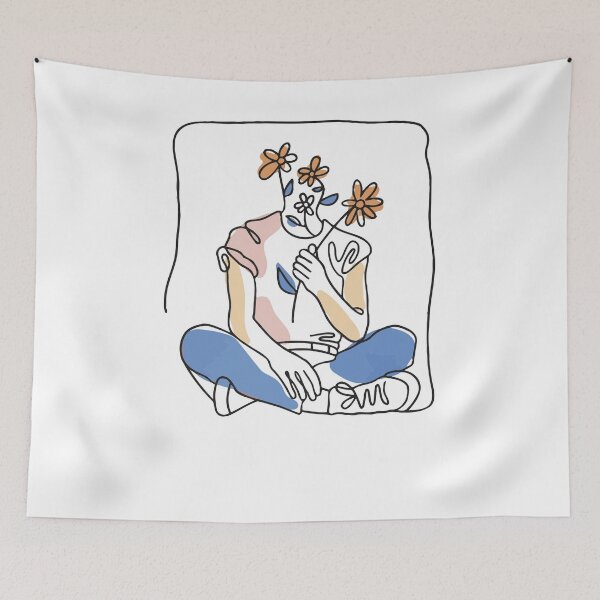 Item preview, outline flower designed and sold by zaher97.