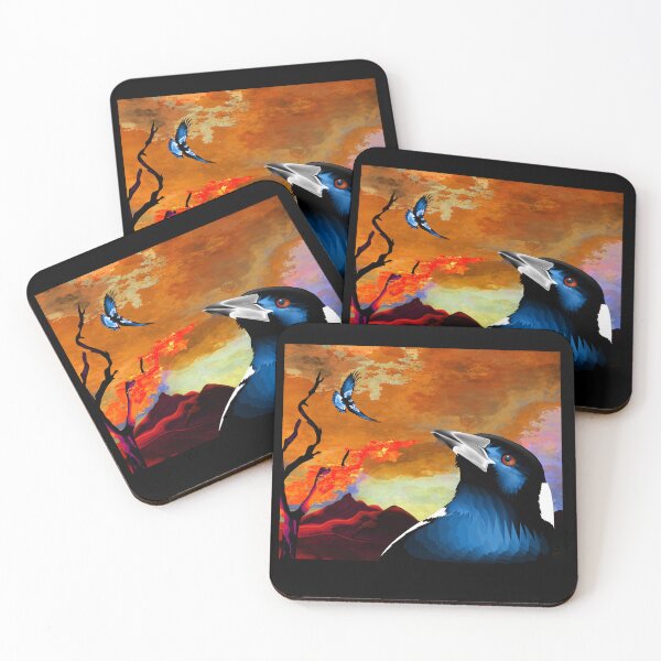 Item preview, Fire Haze Magpies. designed and sold by Graham Colton.