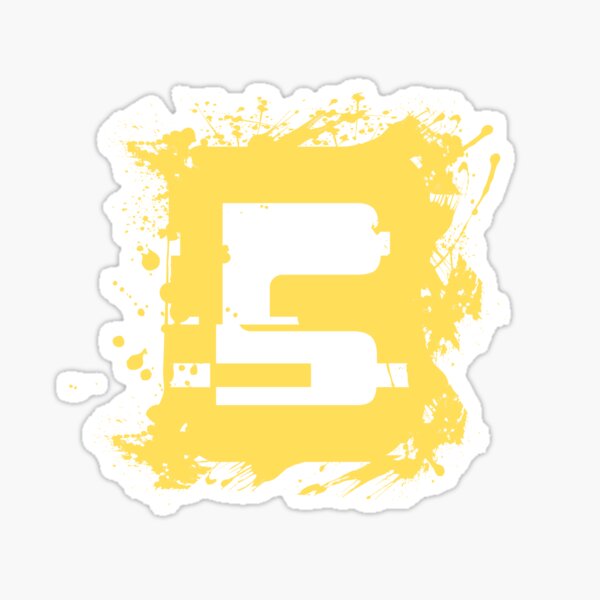 " Letter B" Sticker By Isharmanidhi | Redbubble