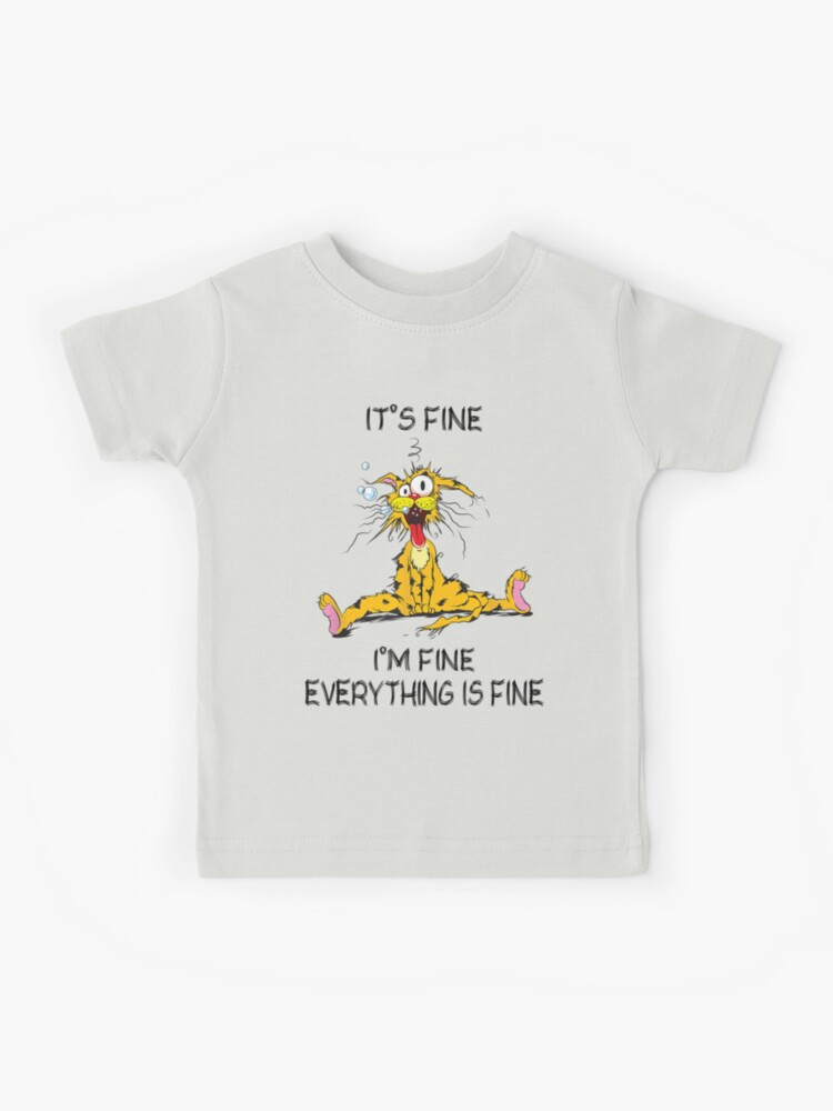 Funny I'm fine Definition | Kids T-Shirt