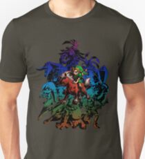 Camiseta ajustada Máscara de Majora - Coloreado