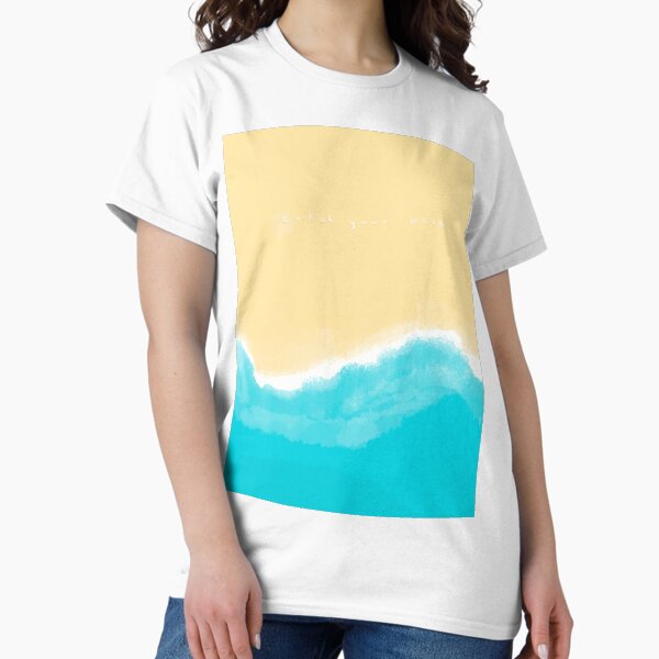 Item preview, Catch Your Wave Illustration designed and sold by lineartdesigns.