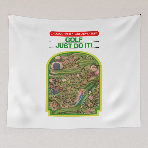Item preview, Golf Just Play It AI Generated Art designed and sold by patricklevar.