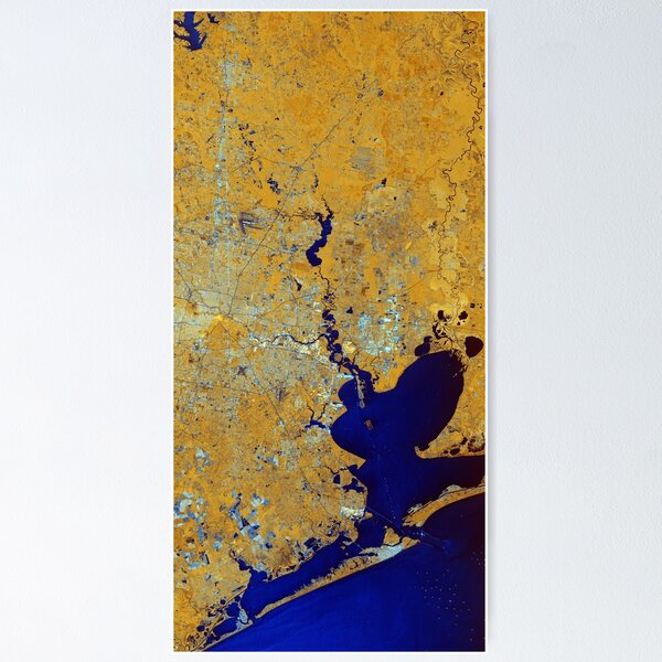 Item preview, Houston, Texas from space designed and sold by Raureif.