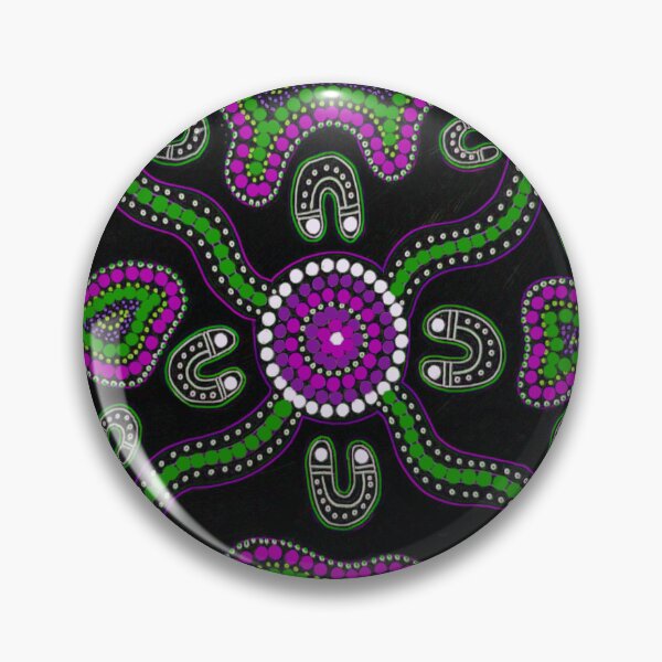 Item preview, Jas's version of digital art green pink & purple designed and sold by KooriColours013.