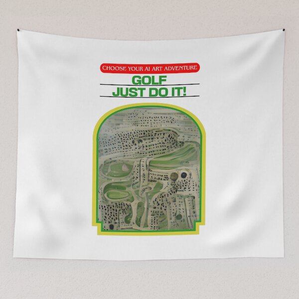 Item preview, Golf Just Play It AI Generated Art designed and sold by patricklevar.