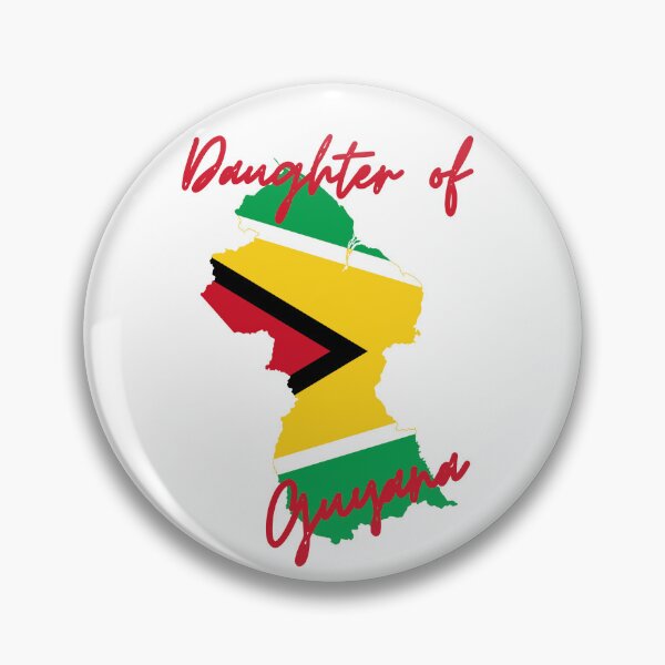 Item preview, Daughter of Guyana Map Flag designed and sold by NovawayDirect.