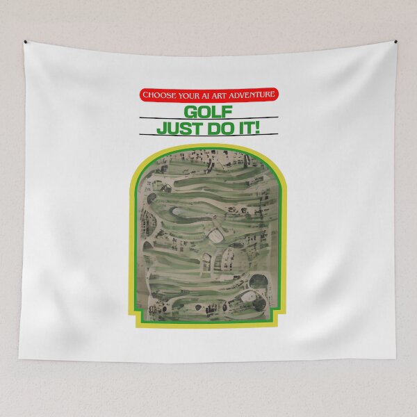 Item preview, Golf Just Play It AI Generated Art designed and sold by patricklevar.