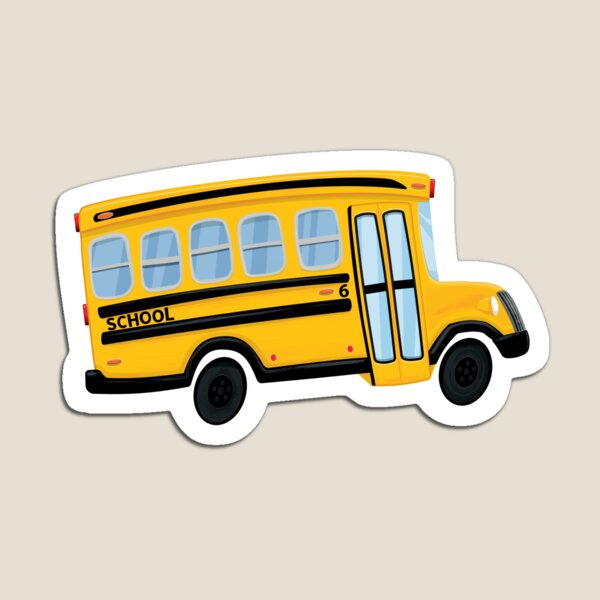 Item preview, Cute Yellow School Bus Sticker designed and sold by NPolandDesigns.