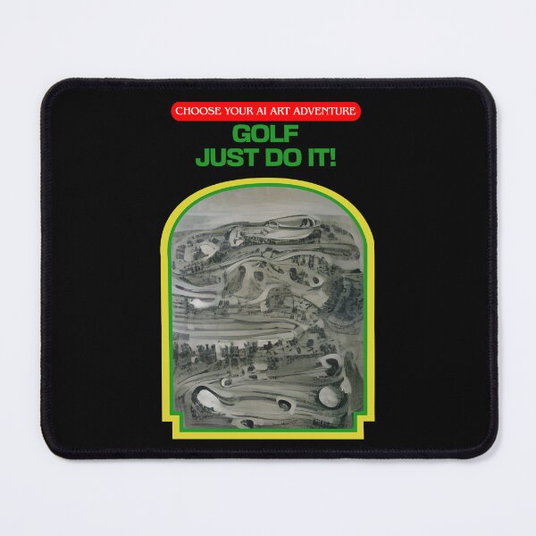 Item preview, Golf Just Play It AI Generated Art designed and sold by patricklevar.