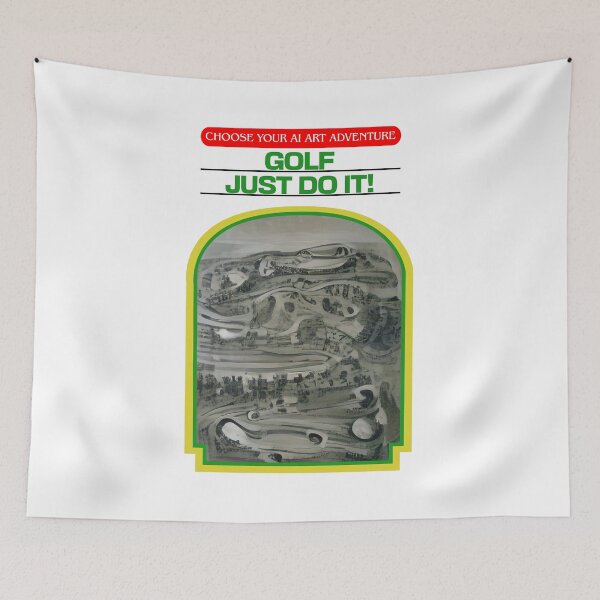 Item preview, Golf Just Play It AI Generated Art designed and sold by patricklevar.