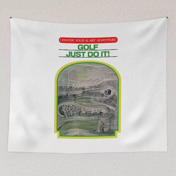 Item preview, Golf Just Play It AI Generated Art designed and sold by patricklevar.