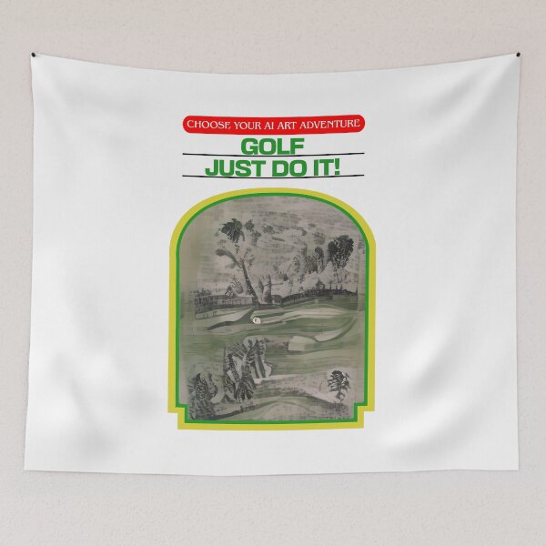 Item preview, Golf Just Play It AI Generated Art designed and sold by patricklevar.