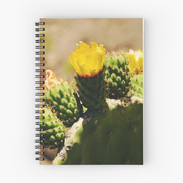 Item preview, Prickly pear yellow cactus flower | Desert botanical garden designed and sold by CarolinaReina.