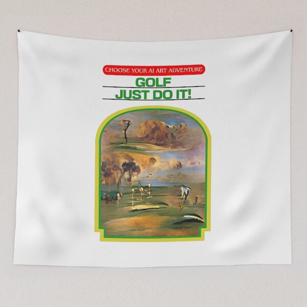 Item preview, Golf Just Play It AI Generated Art designed and sold by patricklevar.