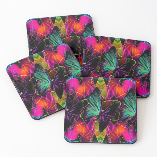 Item preview, Butterfly Fantacy, 4, bold colorful abstract butterfly design inspired by nature designed and sold by Adri Barnard.