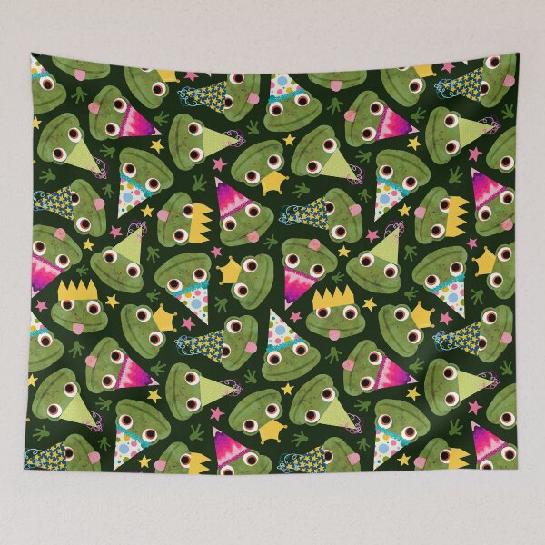 Item preview, Party Frogs! // Green designed and sold by The Wellington Boot.
