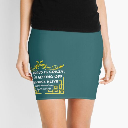 Heaven's Gate - Funny Christian Mini Skirt