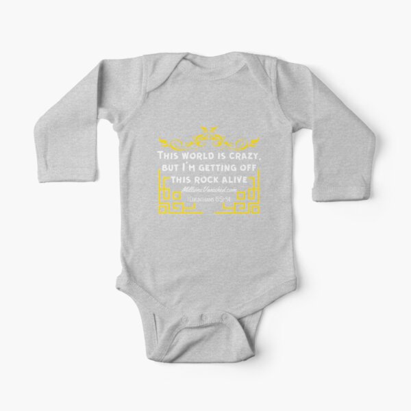 Heaven's Gate - Funny Christian Long Sleeve Baby One-Piece