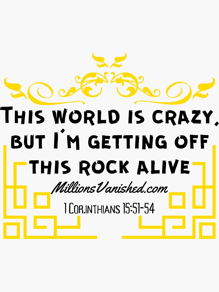 Thumbnail 3 of 3, Sticker, Heaven's Gate - Funny Christian designed and sold by 1thes416.