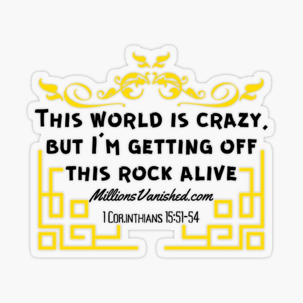 Heaven's Gate - Funny Christian Transparent Sticker