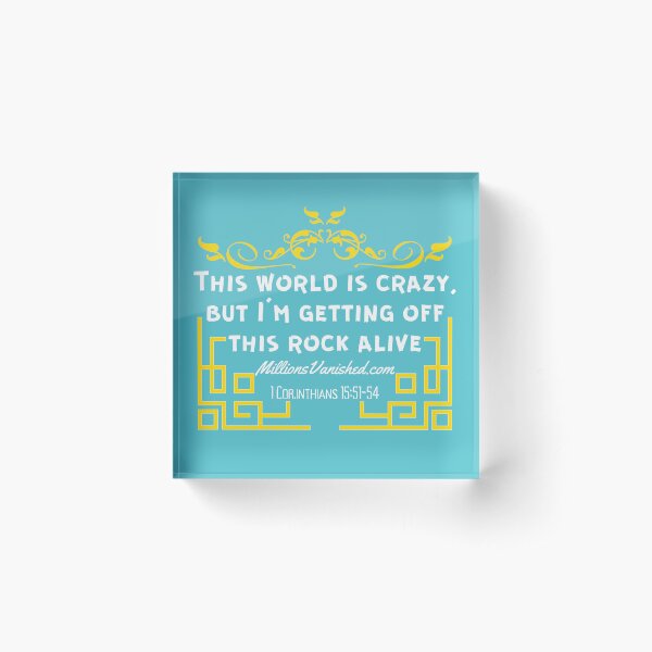 Heaven's Gate - Funny Christian Acrylic Block