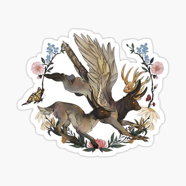Item preview, Jackalope & Wolpertinger designed and sold by Art-of-Kelpie.