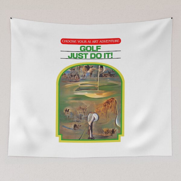 Item preview, Golf Just Play It AI Generated Art designed and sold by patricklevar.