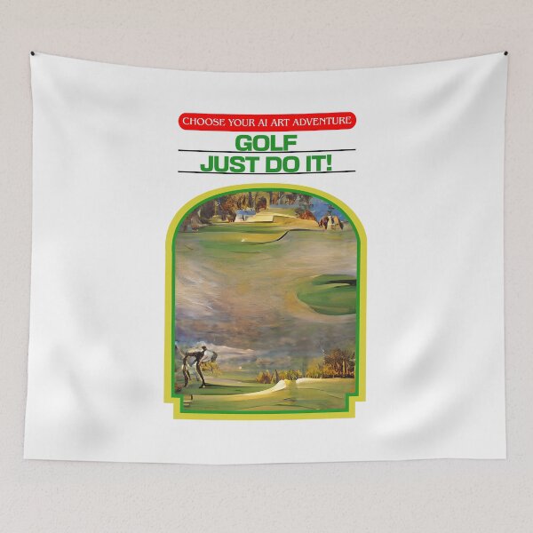 Item preview, Golf Just Play It AI Generated Art designed and sold by patricklevar.