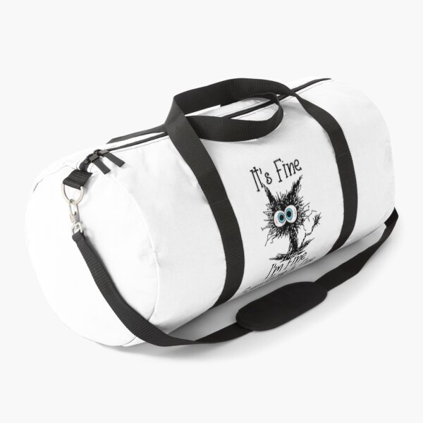 Item preview, It's Fine I'm Fine Everything Is Fine Funny cat  designed and sold by zacben.