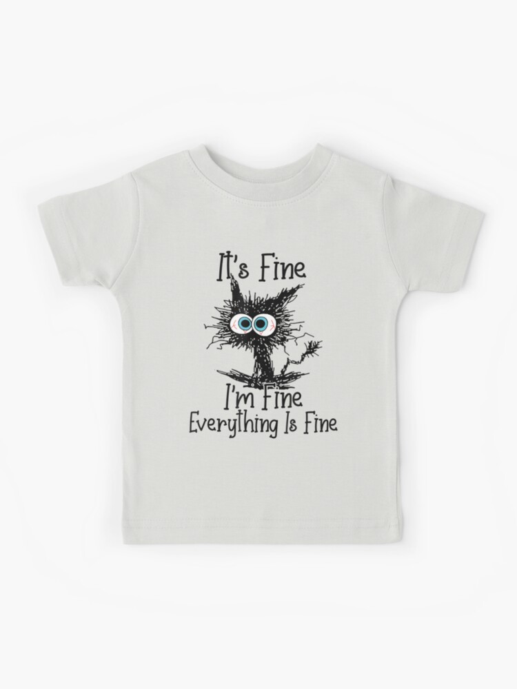 Funny I'm fine Definition | Kids T-Shirt