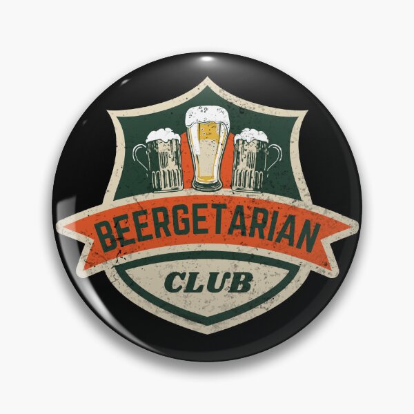 Item preview, Beergetarian Club Craft Beer Lover Brewery Pub IPA Beer Mugs Vintage Distressed designed and sold by ladylaughprints.