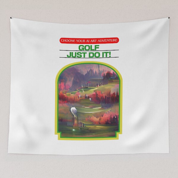 Item preview, Golf Just Play It AI Generated Art designed and sold by patricklevar.