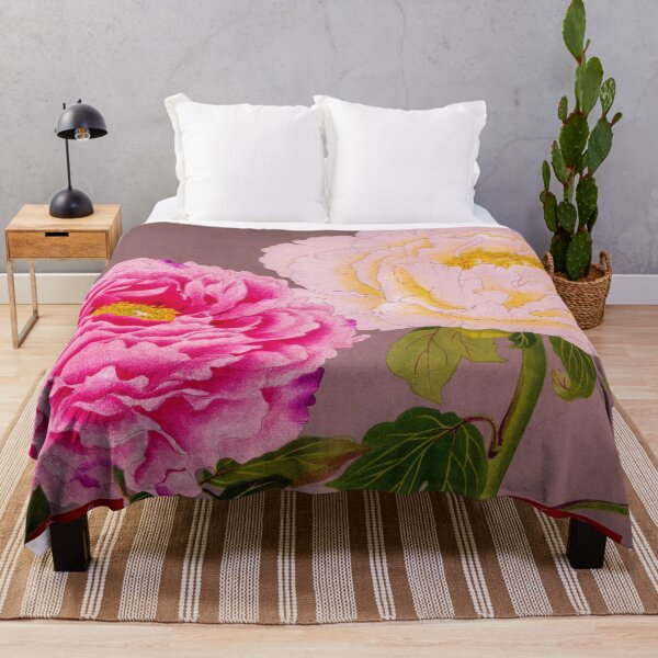 Item preview, Pink & white peonies | vintage flower artwork designed and sold by kimmary0.