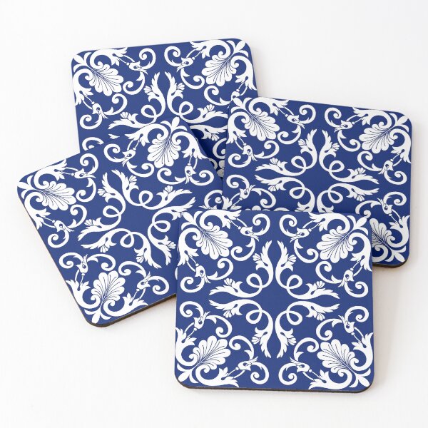 Item preview, Blue and white pattern decorative paint  designed and sold by lex-sky.