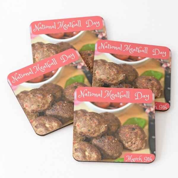 Item preview, National Meatball Day March 9 designed and sold by brady4415.
