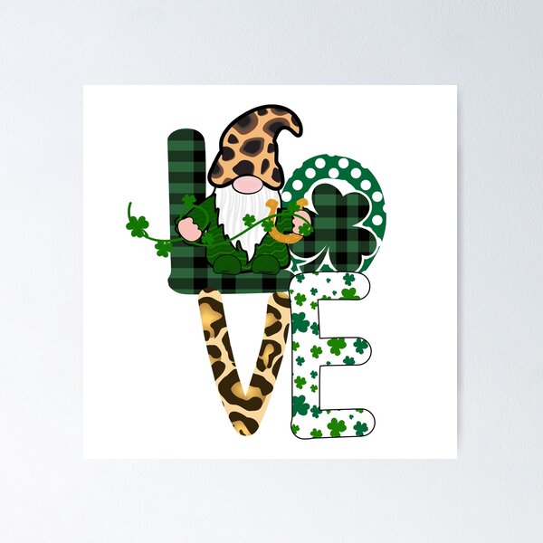 Item preview, St Patrick's Day Love Gnomes Design designed and sold by GraphicSphere.
