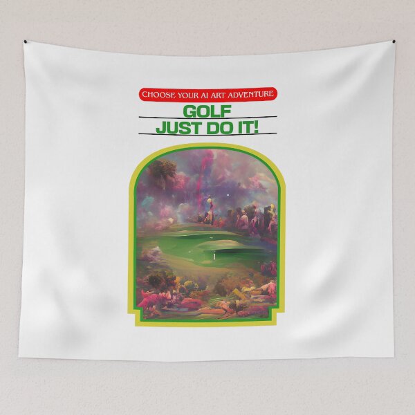 Item preview, Golf Just Play It AI Generated Art designed and sold by patricklevar.