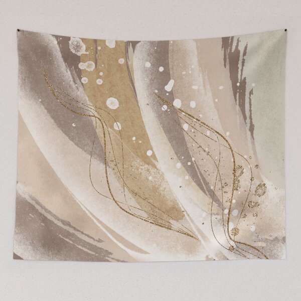 Item preview, Abstract Rushes in Taupe designed and sold by simplydesignart.