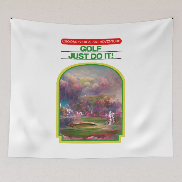 Item preview, Golf Just Play It AI Generated Art designed and sold by patricklevar.