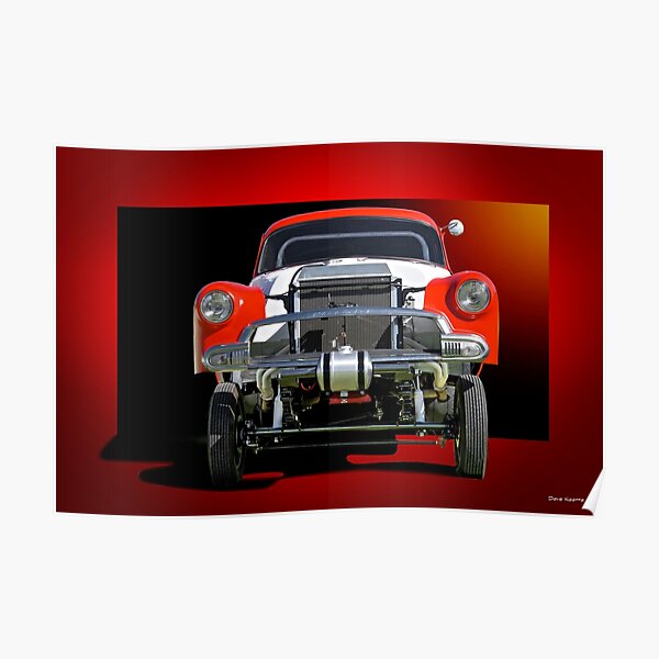 1951 Chevy B Gas Gasser Poster By Davekoontz Redbubble 4796