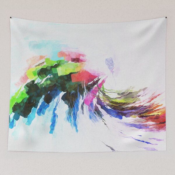 Item preview, Abstract & Colorful Seascape Painting designed and sold by A Deniz Akerman.
