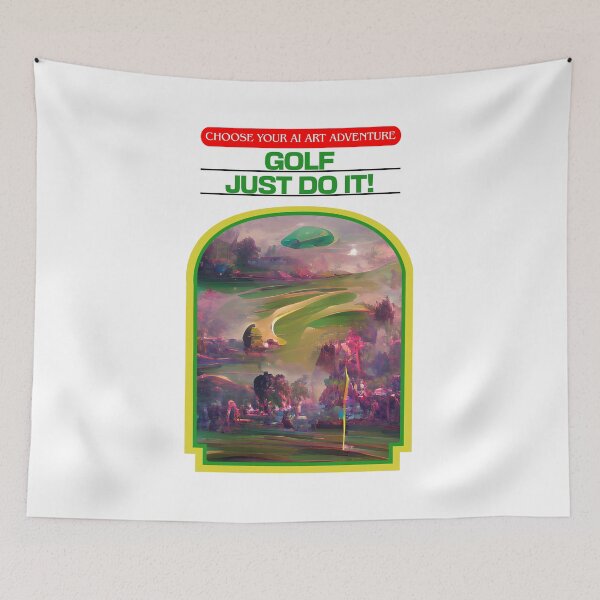 Item preview, Golf Just Play It AI Generated Art designed and sold by patricklevar.